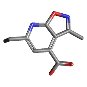 乙基_羧酸(C10H10N2O3),CAS 937691-36-6,「Fluorochem」E18802093-5g C10H10N2O3_3D图