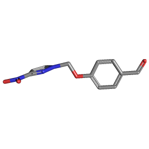 硝基_苯甲醛(C11H9N3O4),CAS 1006953-42-9,「Fluorochem」N19618585-250mg C11H9N3O4_3D图