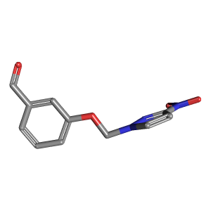 甲氧基_苯甲醛(C11H9N3O4),CAS 1006435-82-0,「Fluorochem」N19618586-5g C11H9N3O4_3D图