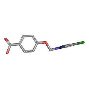 吡唑_苯甲酸(C11H9ClN2O3),CAS 1006474-24-3,「Fluorochem」C19618641-250mg C11H9ClN2O3_3D图