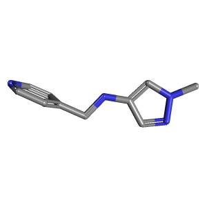 甲基_胺(C10H12N4),CAS 1006952-91-5,「Fluorochem」M19626713-5g C10H12N4_3D图