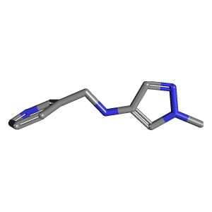 甲基_胺(C10H12N4),CAS 1006446-26-9,「Fluorochem」M19626714-5g C10H12N4_3D图