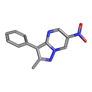 甲基_嘧啶(C13H10N4O2),CAS 932162-86-2,「Fluorochem」M19916060-5g C13H10N4O2_3D图