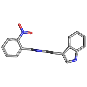 吲哚_乙胺(C17H17N3O2),CAS 355816-45-4,「Fluorochem」H2054440-1g C17H17N3O2_3D图