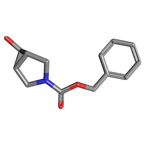 己烷-羧酸苄酯(C13H15NO3),CAS 1255099-53-6,「Fluorochem」B20770991-1g C13H15NO3_3D图