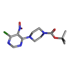 嘧啶基_哌嗪(C13H18ClN5O4),CAS 147539-23-9,「毕得」B21477639-100mg C13H18ClN5O4_3D图