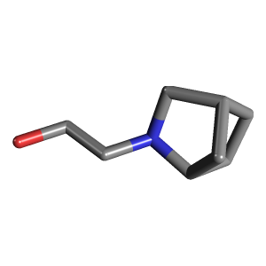 庚烷_乙醇(C8H15NO),CAS 116585-72-9,「源叶」A22159662-500mg C8H15NO_3D图