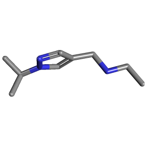 异丙基_乙胺(C9H17N3),CAS 1007520-65-1,「Fluorochem」N23005753-5g C9H17N3_3D图