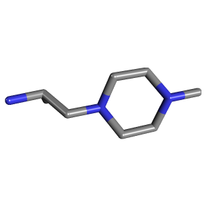 甲基哌嗪-胺(C8H19N3),CAS 720001-88-7,「Fluorochem」S24279166-1g C8H19N3_3D图