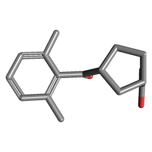 二甲基苯甲酰基-羧酸(C15H18O3),CAS 732253-13-3,「Fluorochem」C24722308-1g C15H18O3_3D图