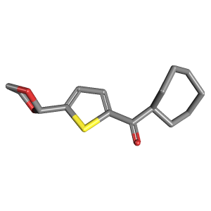 二氧杂环-噻吩酮(C15H20O3S),CAS 898772-58-2,「Fluorochem」C24723459-1g C15H20O3S_3D图