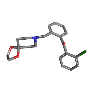 C21H22ClNO3_3D图