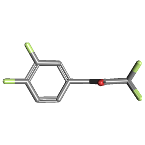 二氟苯基-丙烷(C9H5F5O),CAS 898787-47-8,「Fluorochem」D24726847-1g C9H5F5O_3D图