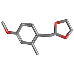 甲基_苯(C12H16O3),CAS 898785-25-6,「Fluorochem」M24727789-5g C12H16O3_3D图