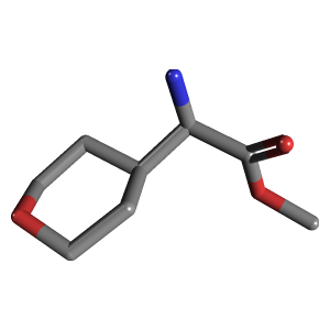 吡喃-乙酸甲酯(C8H15NO3),CAS 477585-43-6,「Fluorochem」M24729653-1g C8H15NO3_3D图