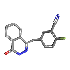 氧代_氟苯甲腈奥拉帕利杂质制备(C16H10FN3O),CAS 1021298-68-9报价,「D-chem」F24811739-5g C16H10FN3O_3D图