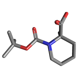 叔丁氧羰基-羧酸(C12H21NO4),CAS 1415566-31-2,「Fluorochem」S27281686-1g C12H21NO4_3D图
