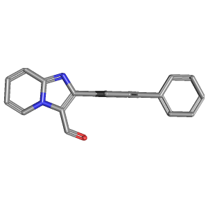 联苯_甲醛(C20H14N2O),CAS 817172-53-5,「Fluorochem」B2756691-250mg C20H14N2O_3D图