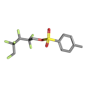 2,2,3,3,4,4,5,5-八氟-4-甲基苯磺酸酯,CAS 2264-00-8,「源叶」O2775888-50mg C12H10F8O3S_3D图