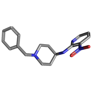 硝基吡啶-胺(C17H20N4O2),CAS 185058-54-2,「Fluorochem」N2823254-500mg C17H20N4O2_3D图