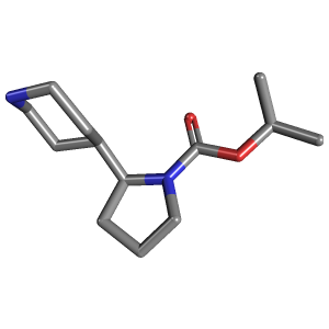 吡咯烷-羧酸叔丁酯(C14H26N2O2),CAS 1451390-44-5,「Fluorochem」R28818854-250mg C14H26N2O2_3D图