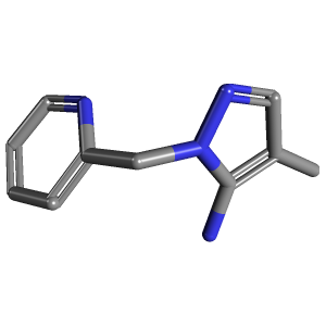 吡唑_胺(C10H12N4),CAS 1152524-48-5,「Fluorochem」M29060507-1g C10H12N4_3D图