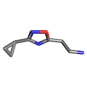 恶二唑_乙胺(C7H11N3O),CAS 952283-54-4,「Fluorochem」C29292891-250mg C7H11N3O_3D图