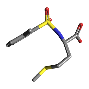 2-(2,5-二甲基苯磺酰胺)-4-(甲基磺酰基)丁酸,CAS 1008965-15-8,「安耐吉」D3157165-5g C13H19NO4S2_3D图