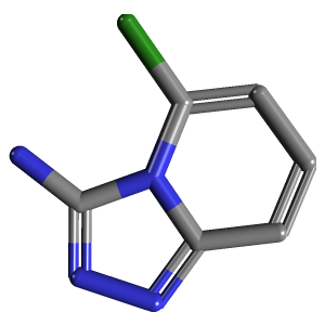 三唑_胺(C6H5ClN4),CAS 66999-63-1,「Fluorochem」C324449-250mg C6H5ClN4_3D图
