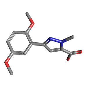二甲氧基苯基-羧酸(C13H14N2O4),CAS 1177356-65-8,「Fluorochem」D33675828-2.5g C13H14N2O4_3D图
