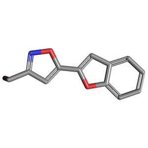 异恶唑_甲醇(C12H9NO3),CAS 5776-96-5,「Fluorochem」B33676715-250mg C12H9NO3_3D图