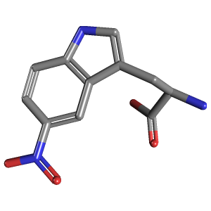氨基_丙酸(C11H11N3O4),CAS 6525-46-8,「Fluorochem」A3413602-250mg C11H11N3O4_3D图