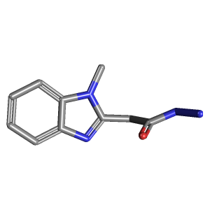 2-(1-甲基-1H-1,3-苯二唑-2-Yl)乙酰肼,CAS 571158-87-7,「源叶」M3546082-50mg C10H12N4O_3D图