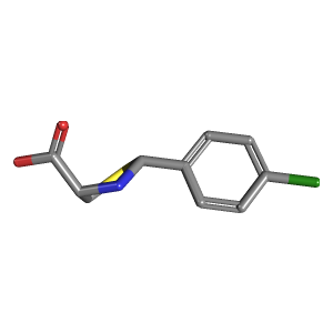 氯苯基_羧酸(C10H10ClNO2S),CAS 198991-78-5,「Fluorochem」R390356-5g C10H10ClNO2S_3D图