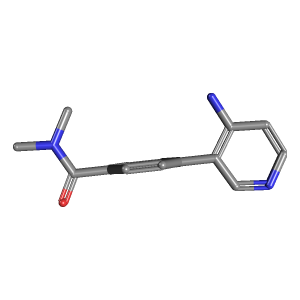 4-(4-氨基吡啶-3-Yl)-N_N-二甲基苯甲酰胺制备(C14H15N3O),CAS 1125429-67-5报价,「源叶」A39847473-1g C14H15N3O_3D图