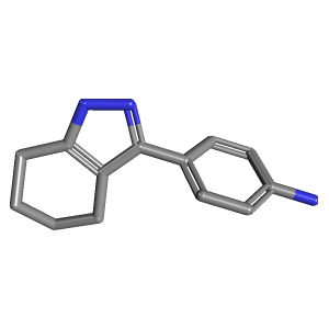 吲唑_苯胺(C13H15N3),CAS 1118787-59-9,「Fluorochem」T39870623-1g C13H15N3_3D图