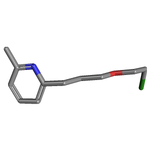 甲基_吡啶(C11H16ClNO),CAS 331717-49-8,「Fluorochem」C40787588-1g C11H16ClNO_3D图