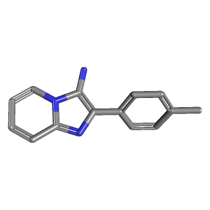 咪唑并_胺(C14H13N3),CAS 80493-72-7,「Fluorochem」M42881558-2.5g C14H13N3_3D图
