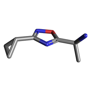 恶二唑_乙胺(C7H11N3O),CAS 1036527-33-9,「Fluorochem」C43097303-250mg C7H11N3O_3D图