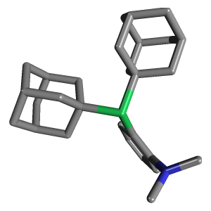 2-(二(金刚烷-1-Yl)膦基)-N_N-二甲基苯胺制备,CAS 1219080-77-9报价,「阿拉丁」D45278337-250mg C28H40NP_3D图