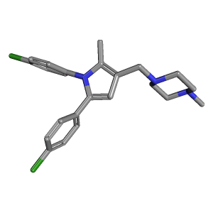 C23H25Cl2N3_3D图