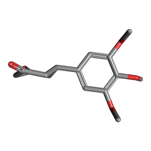 三甲氧基苯基-二酮(C15H18O5),CAS 144128-69-8,「Fluorochem」T4608304-5g C15H18O5_3D图