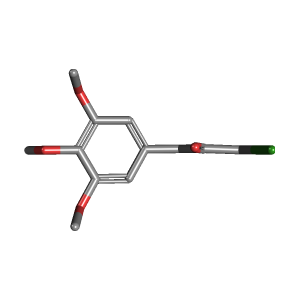 丙烷_酮(C12H15ClO4),CAS 100389-03-5,「Fluorochem」C46318631-2g C12H15ClO4_3D图