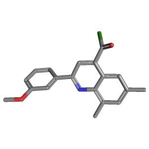 C19H16ClNO2_3D图