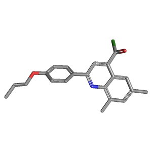 C21H20ClNO2_3D图