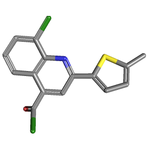 甲基_羰基氯(C15H9Cl2NOS),CAS 1160256-80-3,「Fluorochem」C46779511-1g C15H9Cl2NOS_3D图