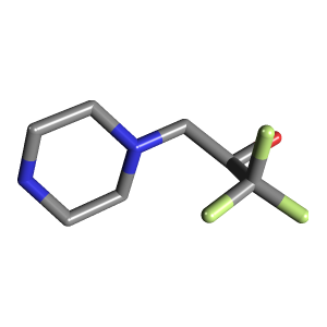 三氟_丙烷(C7H13F3N2O),CAS 634576-49-1,「Fluorochem」T4690691-2.5g C7H13F3N2O_3D图