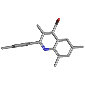 甲基苯基-羧酸(C20H19NO2),CAS 932886-85-6,「Fluorochem」T4711659-10g C20H19NO2_3D图