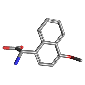 甲氧基_乙酸(C13H13NO3),CAS 1100358-37-9,「源叶」A5043614-10mg C13H13NO3_3D图