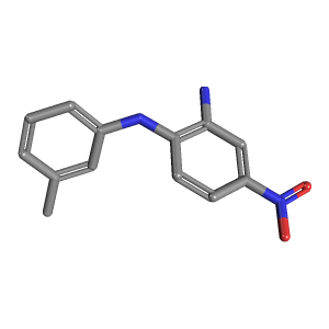 甲基苯基-二胺(C13H13N3O2),CAS 80104-77-4,「Fluorochem」N5295997-10g C13H13N3O2_3D图